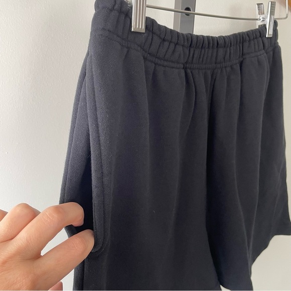 Brunette The Label Best Friend Shorty Gym Sweat Shorts 100% Cotton Size S/M - Picture 4 of 5